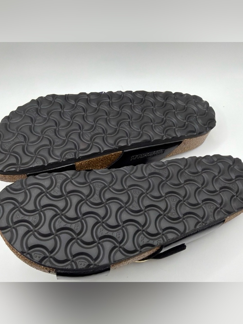 Birkenstock 💅 Siena Big Buckle Black Patent Leather Sandals Slide 38 39 7 8 8.5 - Picture 11 of 12